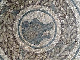 mosaico romano antigo de villa del casale, sicília foto