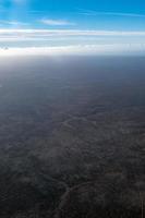 Patagônia vista aérea de avião foto