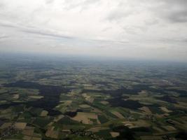 munchen bavaria alemanha área paisagem aérea de avião foto