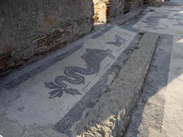 inveja casa mosaico antigo óstia ruínas arqueológicas foto