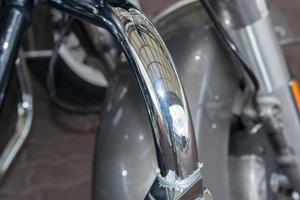 moto harley detalhe ferro cromado metal foto