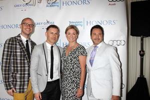 los angeles, 1 de junho - peter paige, bradley bredeweg, joanna johnson, greg gugliotta no 7th Annual Television Academy Honors at sls hotel em 1 de junho de 2014 em los angeles, ca foto