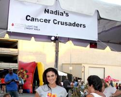 los angeles, 6 de outubro - nadia bjorlin at the light the night the walk to beneficia the leucemia-lymphoma society at sunset-gower studios em 6 de outubro de 2013 em los angeles, ca foto