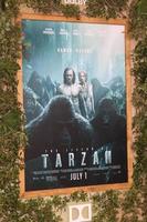 Los Angeles, 27 de junho - cartaz do filme a lenda de tarzan na estreia da lenda de tarzan no teatro dolby em 27 de junho de 2016 em los angeles, ca foto