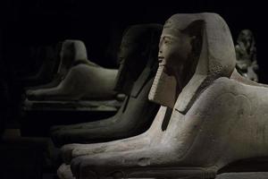 esfinge estátua egípcia antiga isolada foto