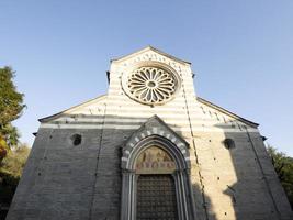 basílica da igreja fieschi em lavagna foto