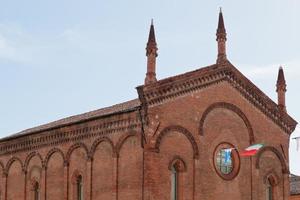 rua igreja de estevão em ferrara foto