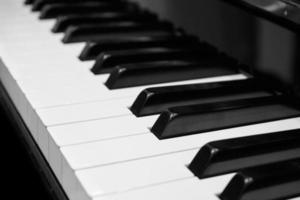 instrumento musical de fundo de teclado de piano foto