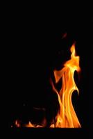 fundo de chamas de fogo foto