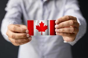 bandeira oficial canadense. foto