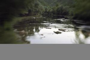 vista de reflexão do rio foto