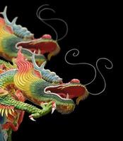 dragão do templo asiático foto