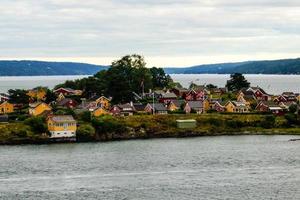 oslo a capital da noruega do ponto de vista do terminal de cruzeiros foto