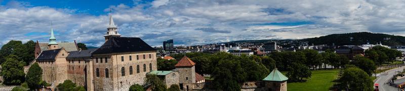 oslo a capital da noruega do ponto de vista do terminal de cruzeiros foto