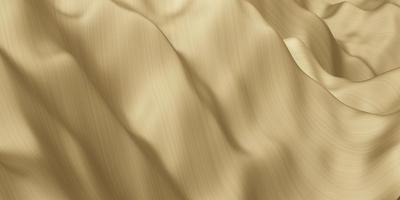 abstrato ondas douradas textura deformada ilustração 3d foto