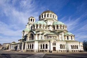 a catedral alexander nevsky em sofia, bulgária foto