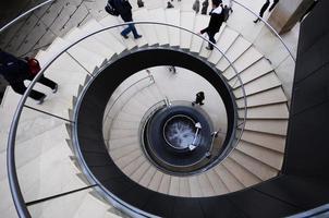 Escadas em espiral foto
