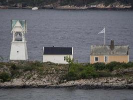 o fiorde de oslo na noruega foto