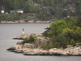 o fiorde de oslo na noruega foto