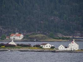 o fiorde de oslo na noruega foto