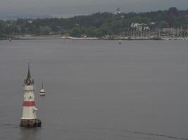 oslo e oslofjord na noruega foto