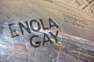 Washington DC, EUA - 21 de junho de 2015 boeing b-29 superfortress enola gay at air museum foto