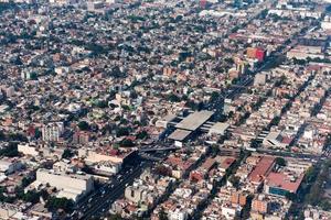 cidade do méxico vista aérea paisagem urbana panorama foto