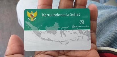 cartão indonésio saudável foto