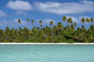 aitutaki rarotonga cook ilha polinésia praia verão paraíso lagoa foto