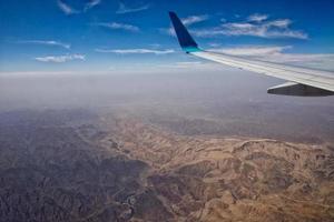 península arábica omã montanhas panorama aéreo foto