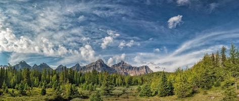 canadá montanhas rochosas panorama paisagem vista foto