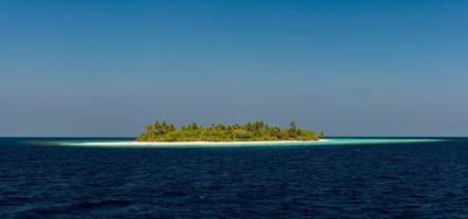 maldivas paisagem de ilha paradisíaca tropical foto