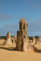 pinnacles park no oeste da austrália foto