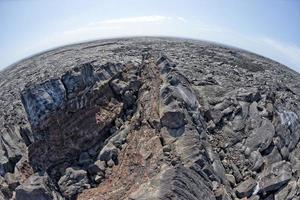 campos de lava da grande ilha do havaí foto