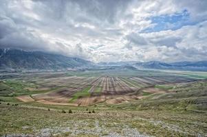 castelluccio umbra itália paisagem foto