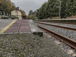 estação ferroviária de pontedeume. Galiza, Espanha foto