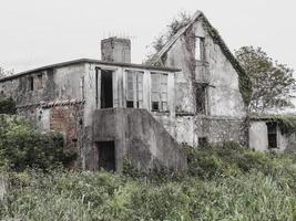 casa velha em ruínas. Galiza, Espanha foto