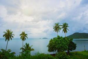 vista para o mar natural, tailândia