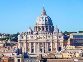 basílica papal de são pedro na cidade do vaticano foto