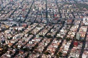 cidade do méxico vista aérea paisagem urbana panorama foto