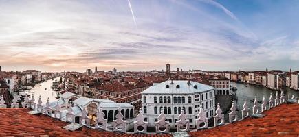 vista panorâmica da cidade de veneza foto