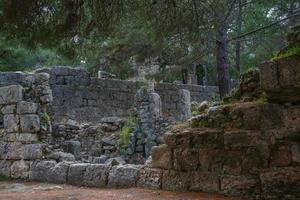 ruínas de phaselis na turquia foto