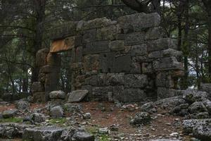 ruínas de phaselis na turquia foto