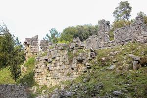 ruínas de phaselis na turquia foto