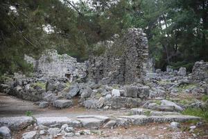 ruínas de phaselis na turquia foto