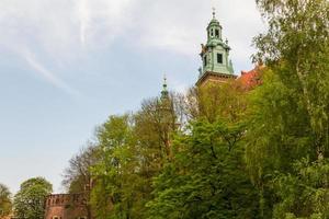 castelo real em wawel, cracóvia foto