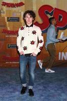 los angeles 1 de dezembro - wyatt oleff at the spider man - into the spider verse premiere no village theatre em 1 de dezembro de 2018 em westwood, ca foto