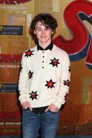 1 de dezembro de los angeles - wyatt oleff at the spider man - into the spider verse premiere no village theatre em 1 de dezembro de 2018 em westwood, ca foto