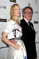 los angeles, 11 de janeiro - cate blanchett, geoffrey rush no 2014 gday usa los angeles black tie gala no jw marriott hotel at la live em 11 de janeiro de 2014 em los angeles, ca foto