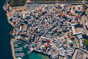 vista aérea dos edifícios da cidade foto